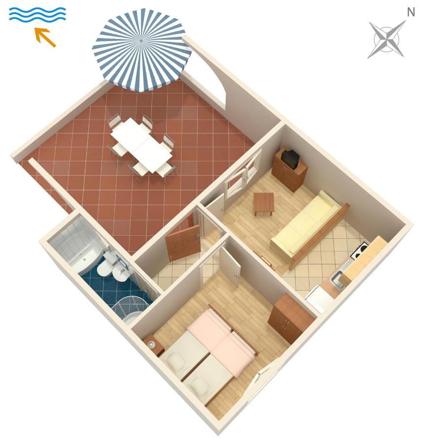 Apartments By The Sea Punat, Krk - 5351 외부 사진