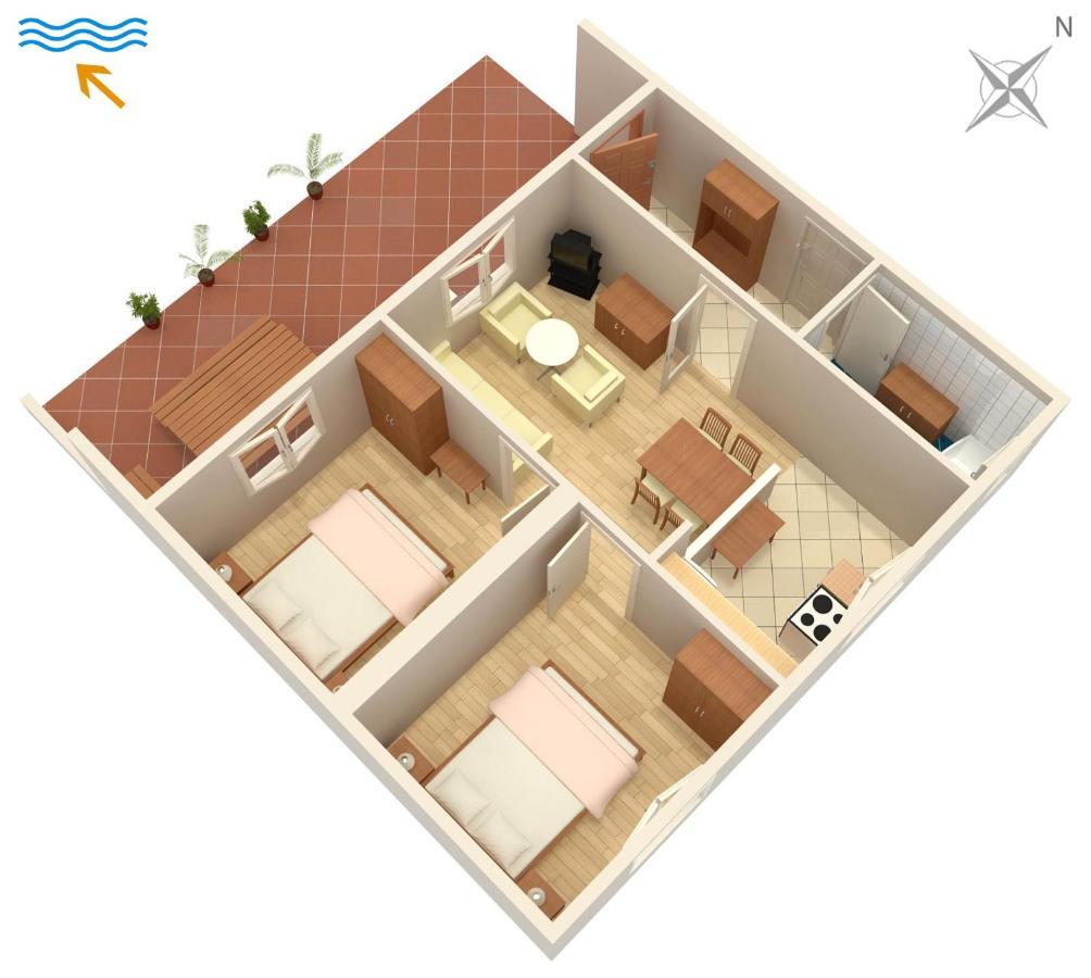 Apartments By The Sea Punat, Krk - 5351 외부 사진